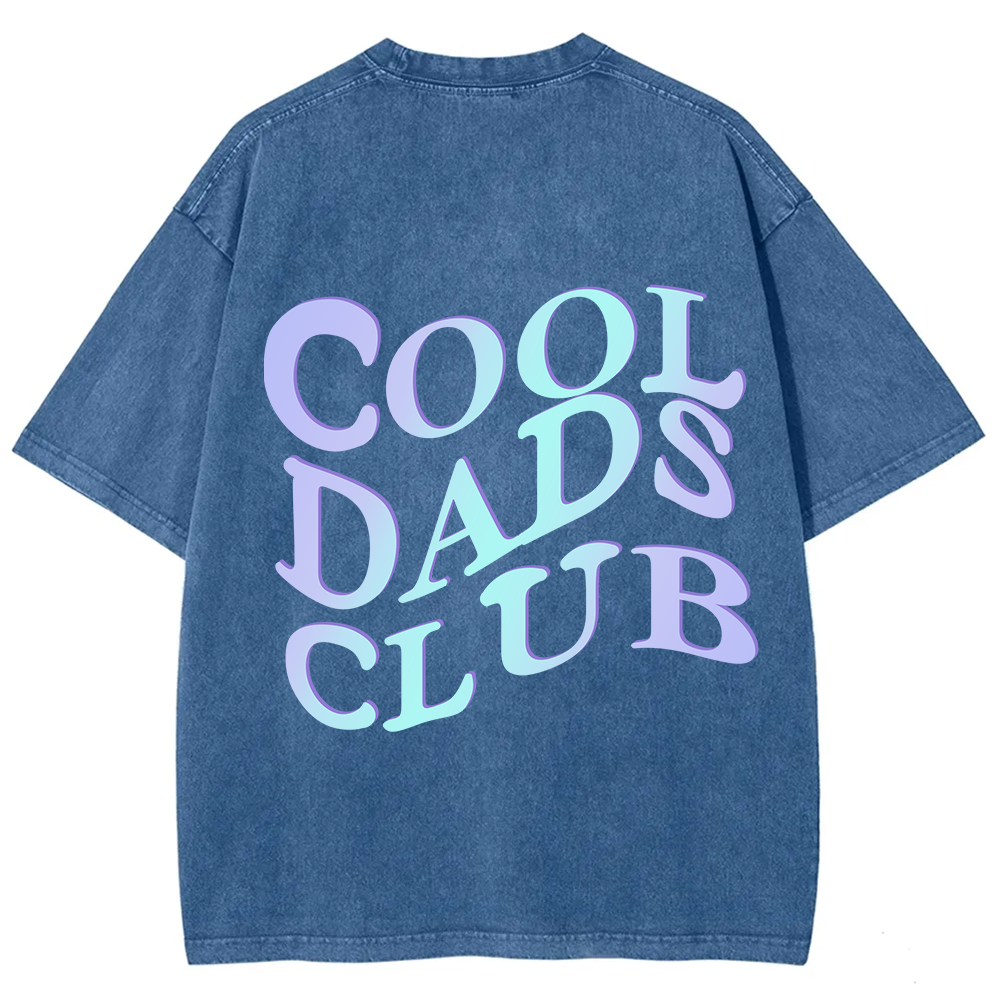 Cool Dads Club Snowflake Vintage Cotton T-Shirt