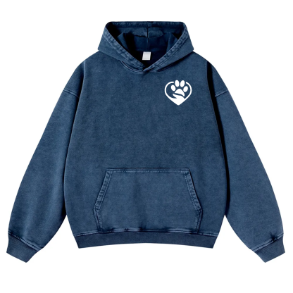 Pet Photo Creative Customized Unisex Washed Hoodie