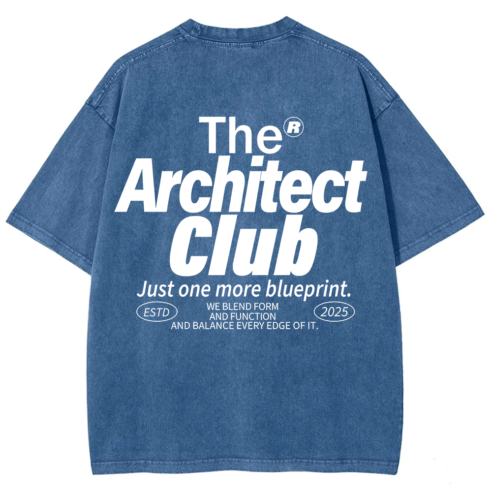 The Architect Club Unisex Fit Washed T-Shirt