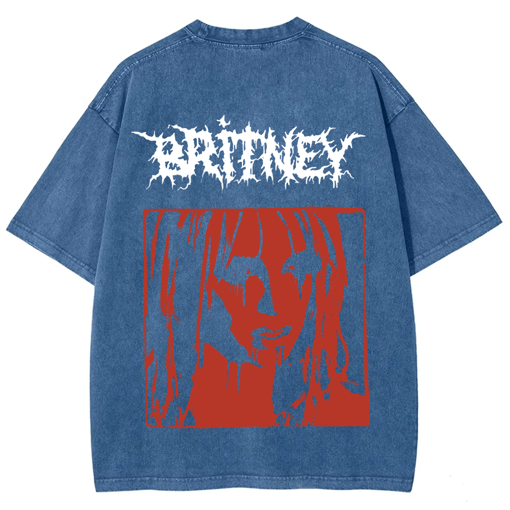 Britney Singer Washed t-Shirt