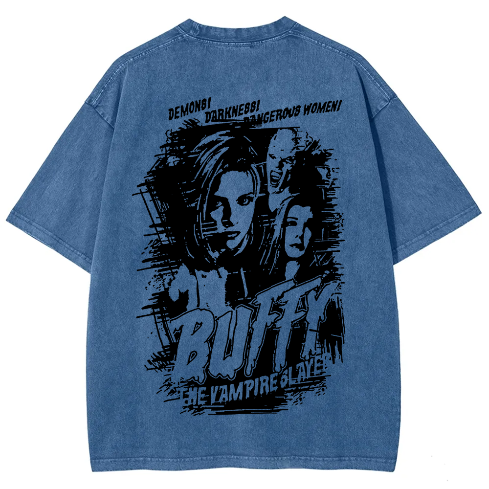 Buffy The Vampire Slayer TV Series Vintage Washed Washed t-Shirt