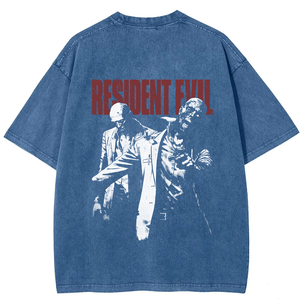 Unisex Vintage Washed Resident Evil Two Zeds t-Shirt