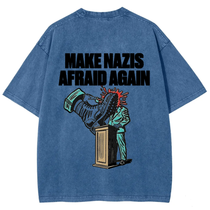Vintage Washed Make Nazis Afraid Again t-Shirt