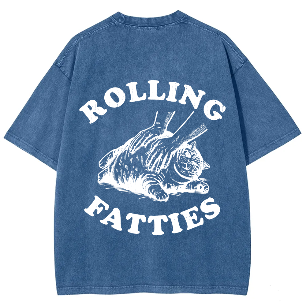 Unisex Rolling Fatties Print Classic t-Shirt