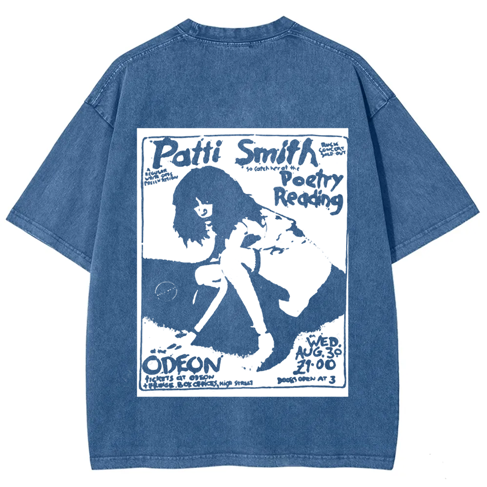 Patti Smith Celebrities Washed t-Shirt