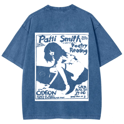 Patti Smith Celebrities Washed t-Shirt