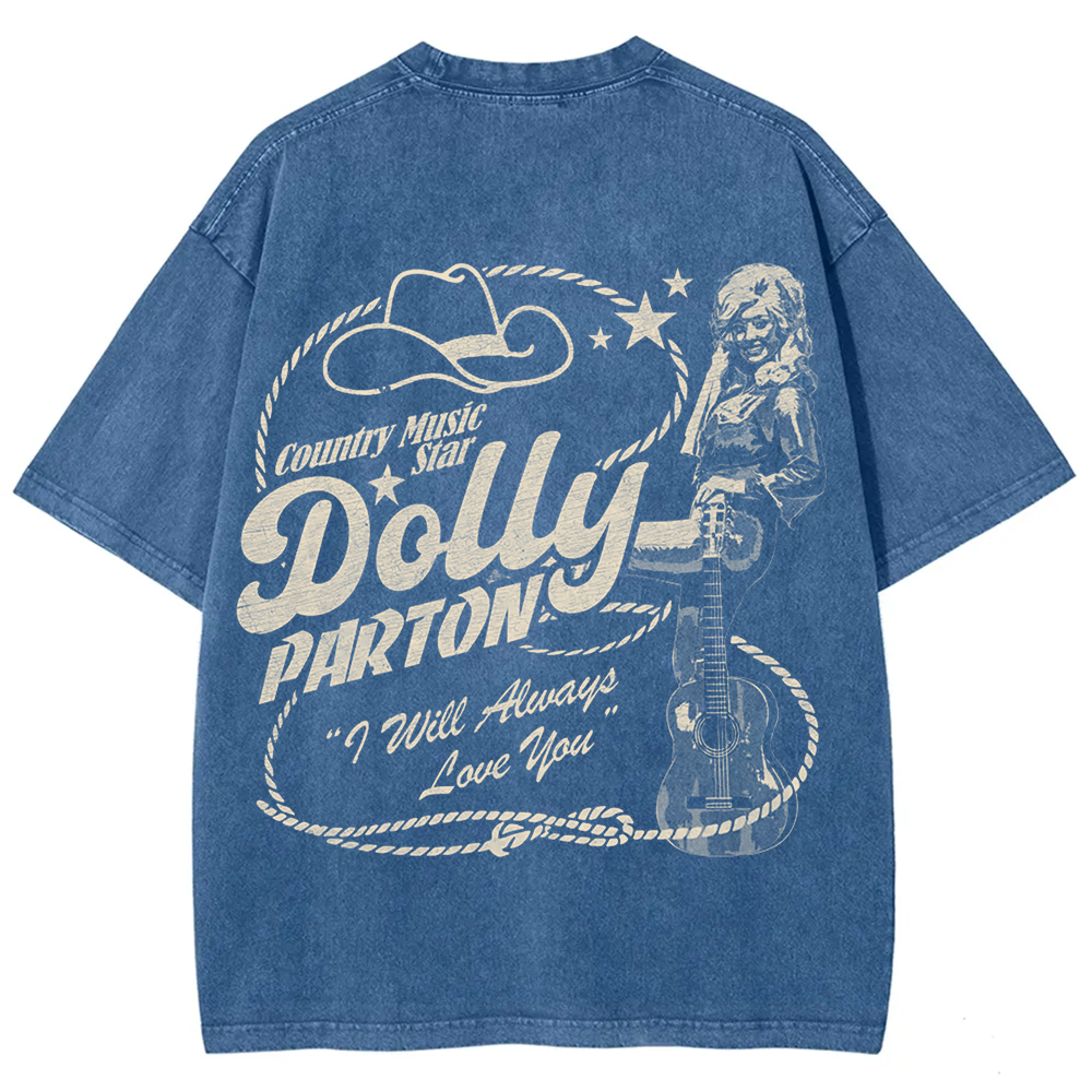 Dolly Parton Singer Washed t-Shirt