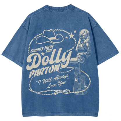 Dolly Parton Singer Washed t-Shirt