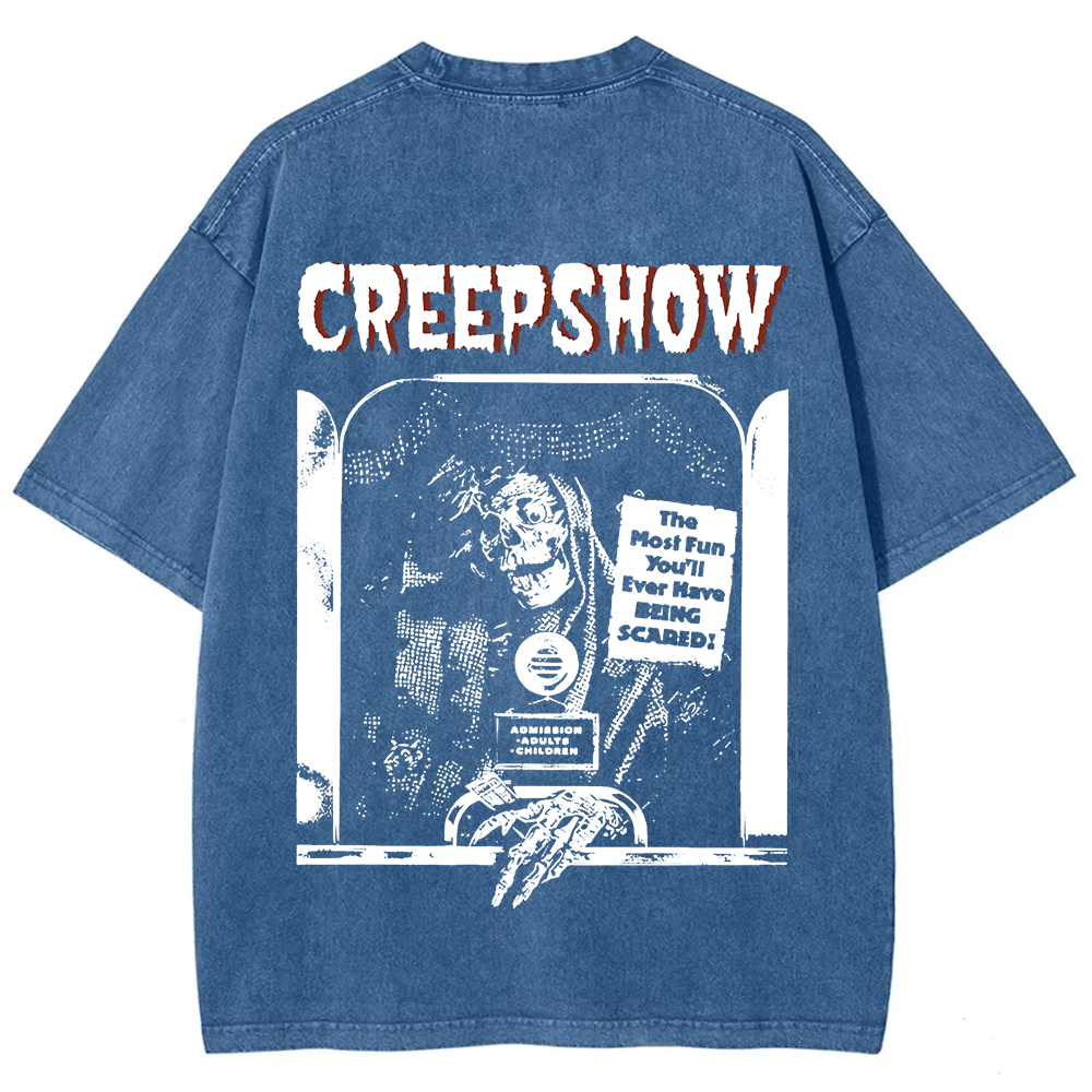 Unisex Washed  Creepshow Horror Movie t-Shirt