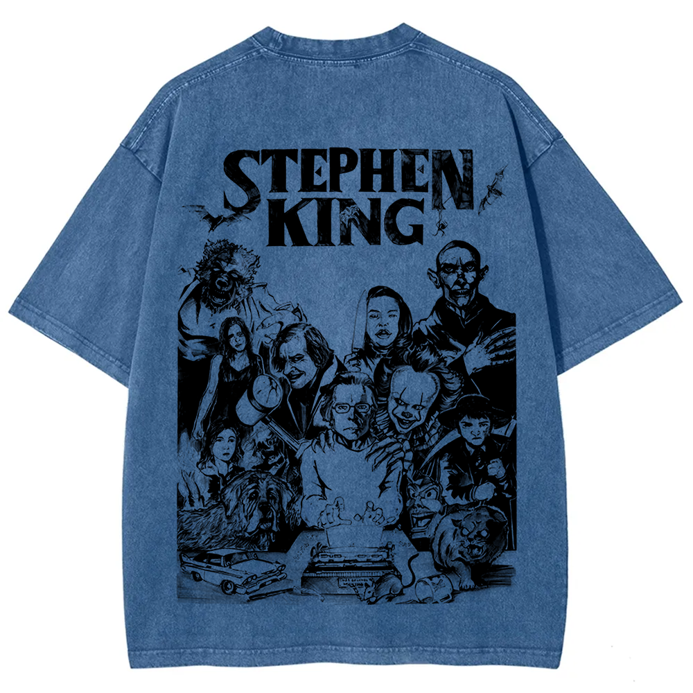 Unisex Casual Stephen King Celebrities Printed t-Shirt