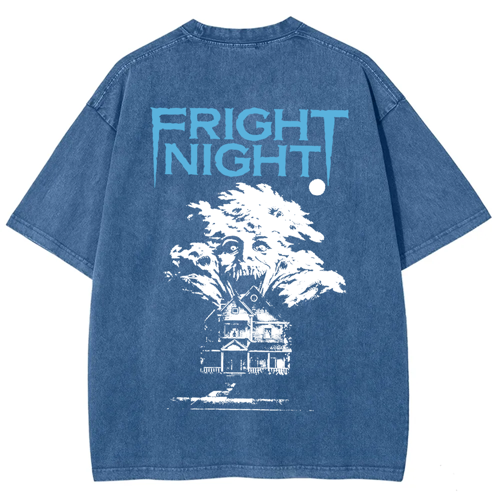 Unisex Vintage Washed Fright Night t-Shirt