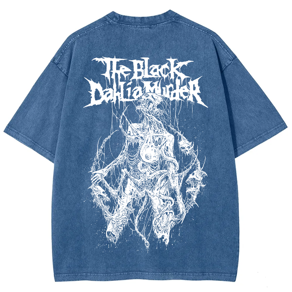 Unisex Vintage The Black Dahila Zombie t-Shirt