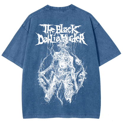 Unisex Vintage The Black Dahila Zombie t-Shirt