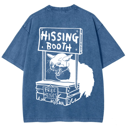 Unisex Cat pattern print t-Shirt