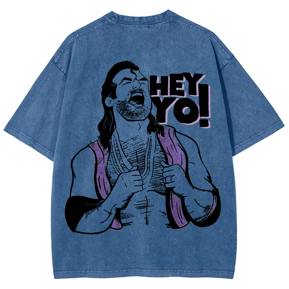 WWE Razor Ramon-Scott Hall HEY YO Casual Printed t-Shirt