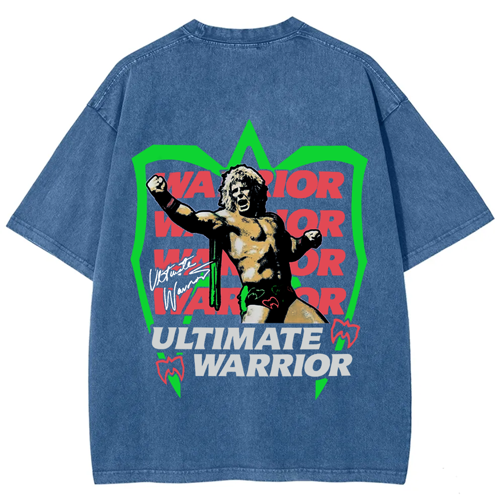 WWE Ultimate Warrior Wrestling Casual Printed t-Shirt