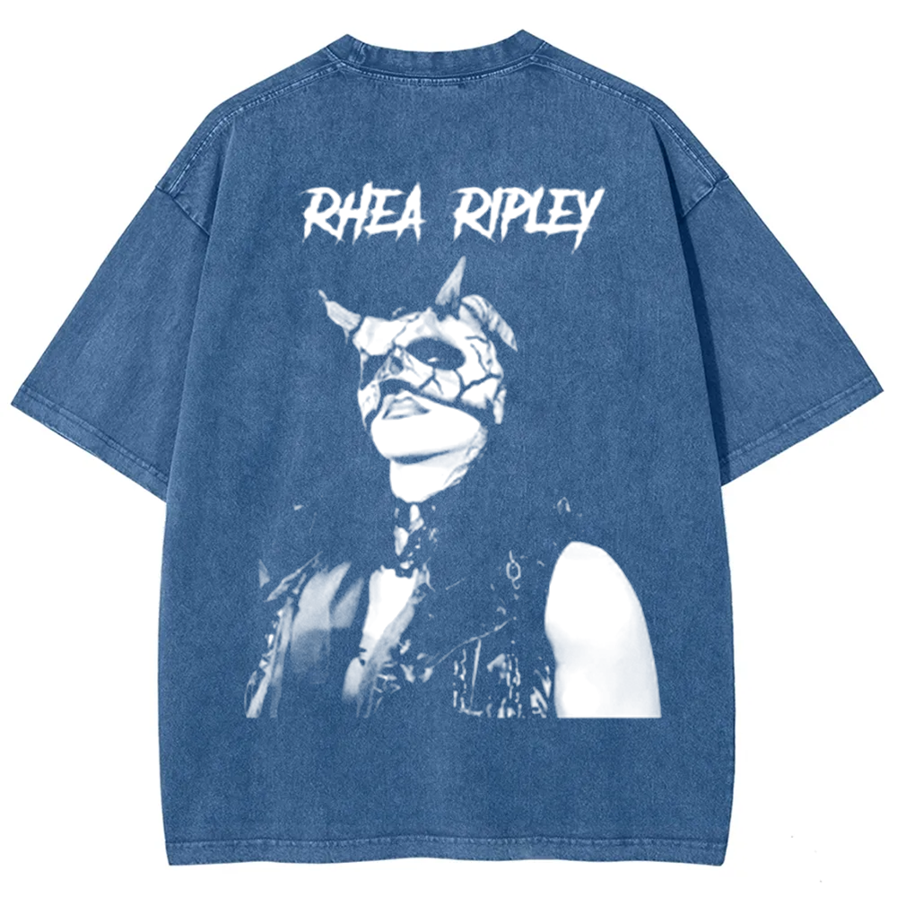 WWE Rhea Ripley The Mask Washed t-Shirt