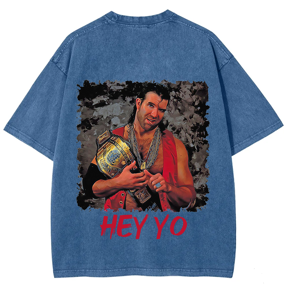 WWE Razor Ramon-Scott Hall HEY YO Casual Printed t-Shirt