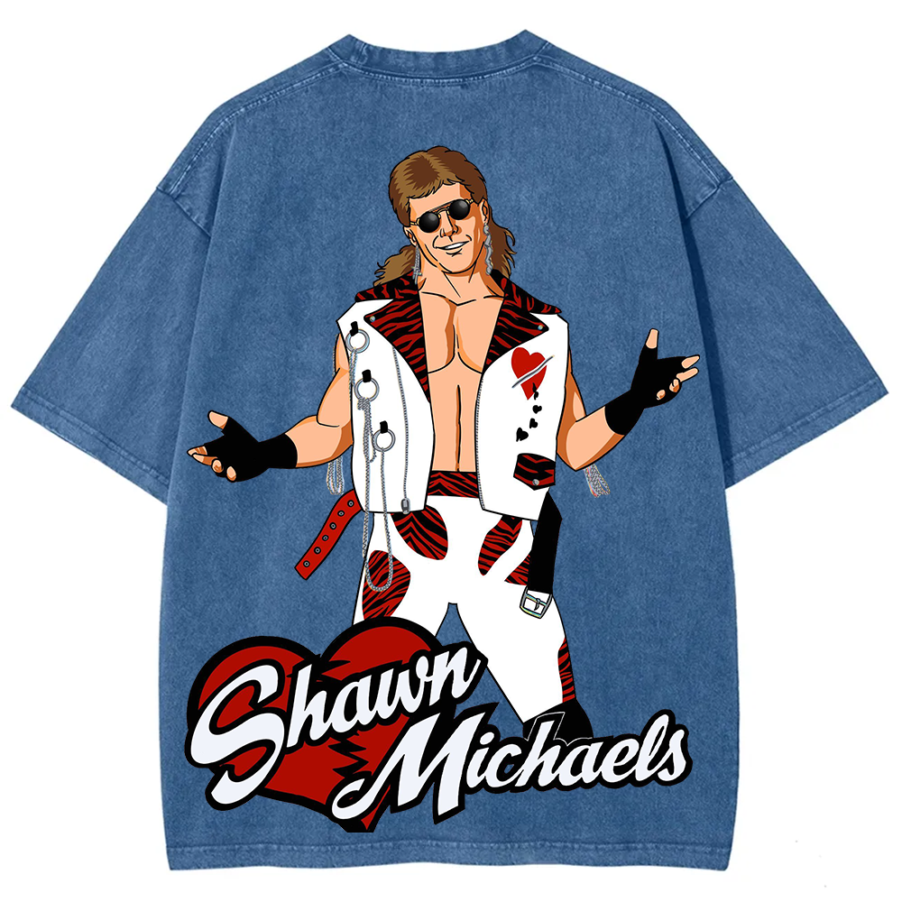 WWE Shawn Michaels Casual Printed t-Shirt