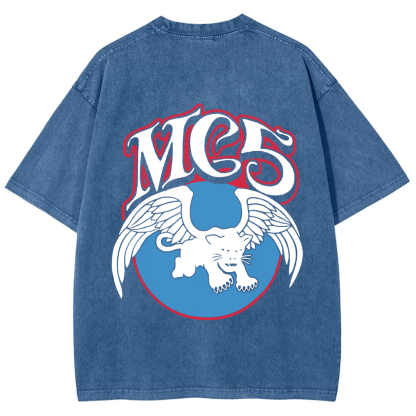Unisex Vintage Washed  M.C.5 Music Bands t-Shirt