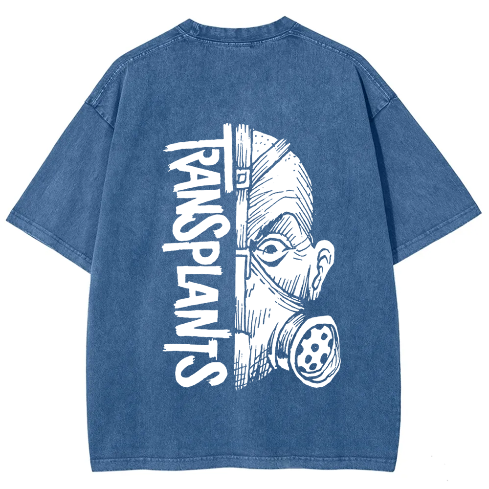 Unisex Vintage Washed Transplants Band t-Shirt