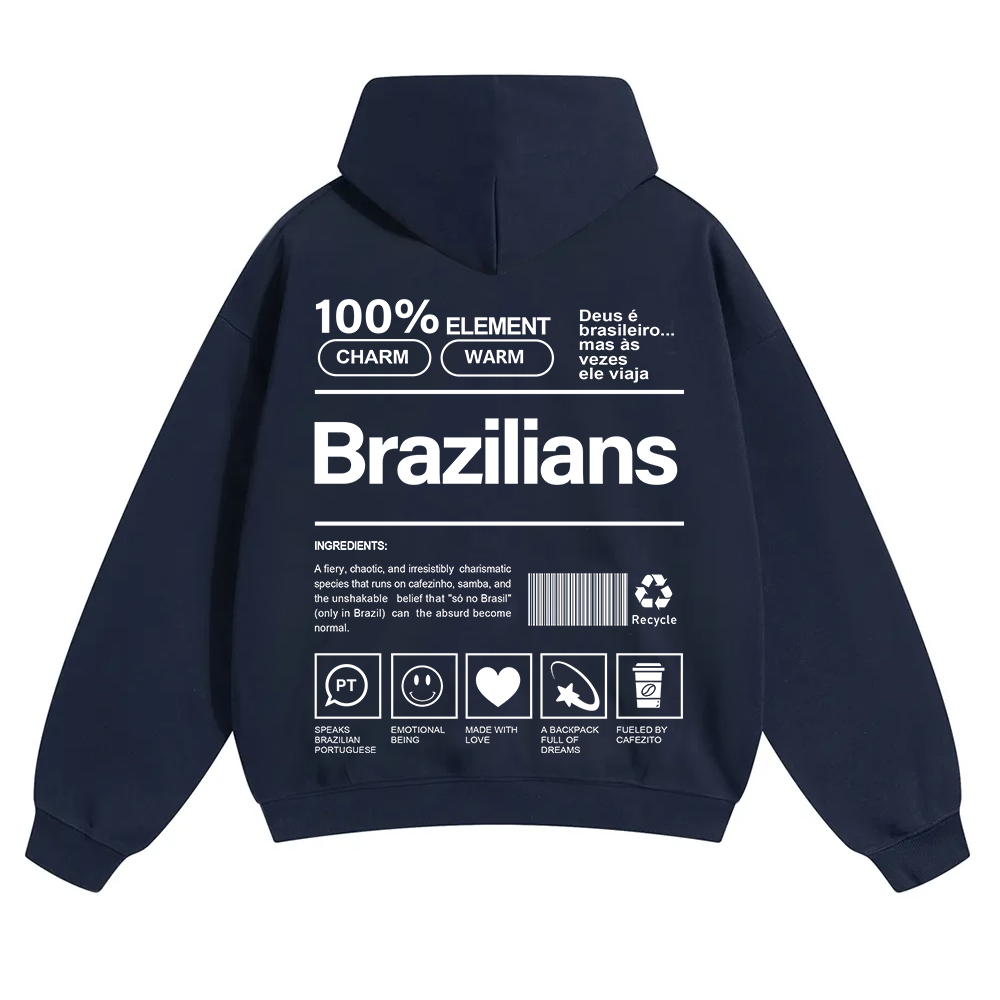 Brazilians Unisex Fit Color Hoodie wearishow