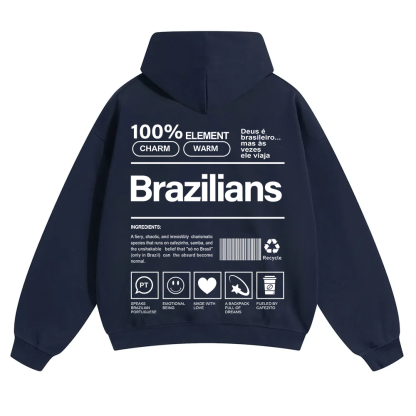Brazilians Unisex Fit Color Hoodie wearishow