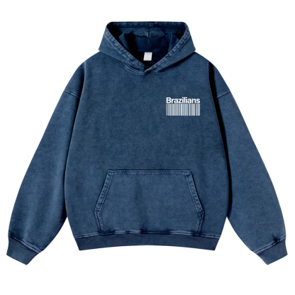 Brazilians Unisex Fit  Washed Hoodie wearishow