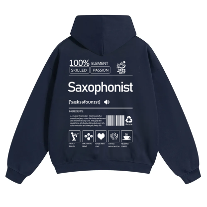Saxophonist Unisex  Hoodie wearishow