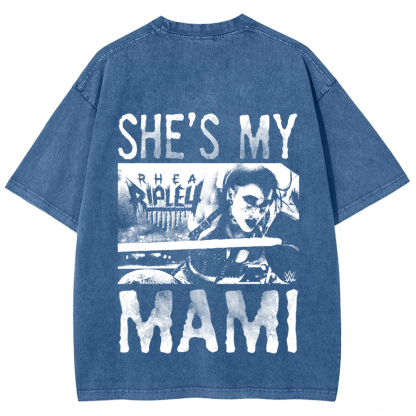 Unisex Vintage WWE Rhea Ripley "she is my mami " t-Shirt