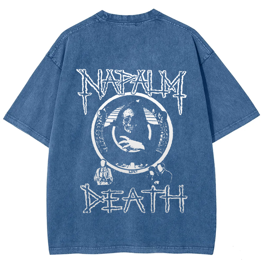 Unisex Vintage  Napalm Death Ban  t-Shirt