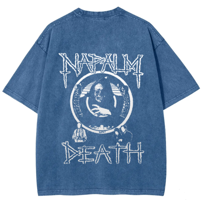 Unisex Vintage  Napalm Death Ban  t-Shirt