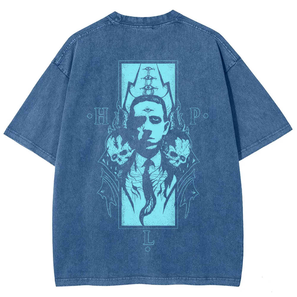 Unisex Vintage H.P. Lovecraft Celebrities  t-Shirt