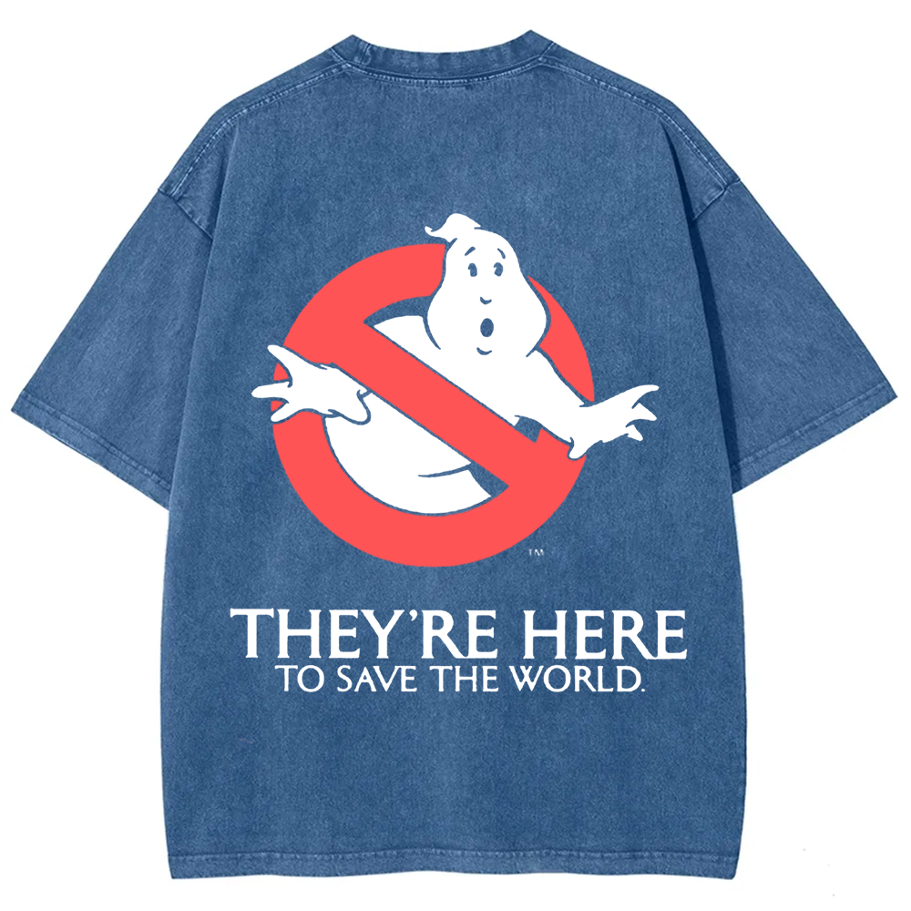 Unisex Vintage  Ghostbusters Horror Movie  t-Shirt