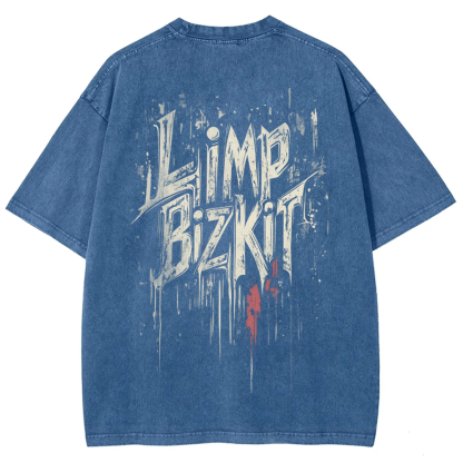 Unisex Vintage  Limp Bizkit Band  t-Shirt
