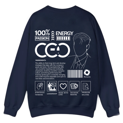 CEO Unisex Casual Crewneck Sweatshirt