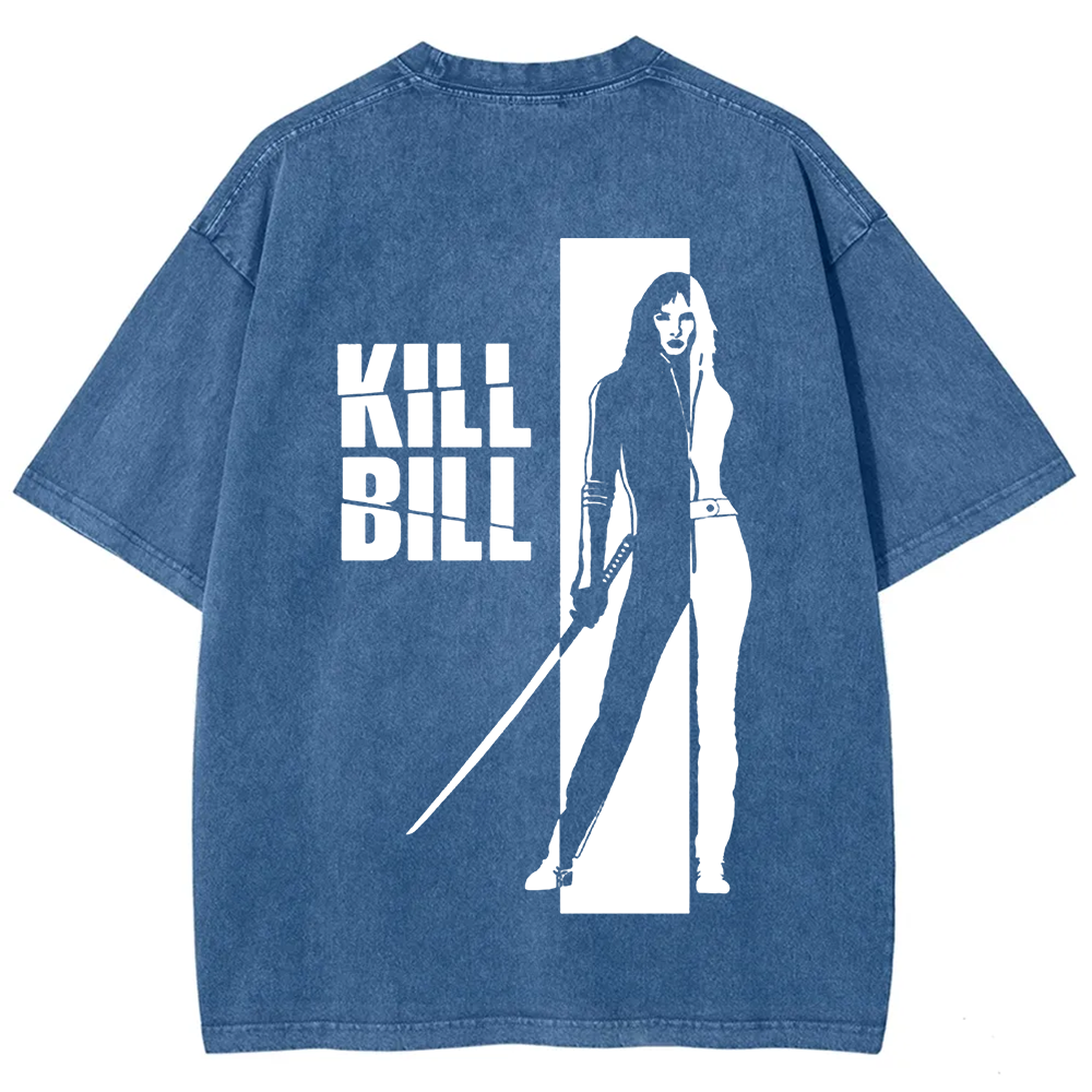 Unisex Vintage  Kill Bill Horror Movie t-Shirt