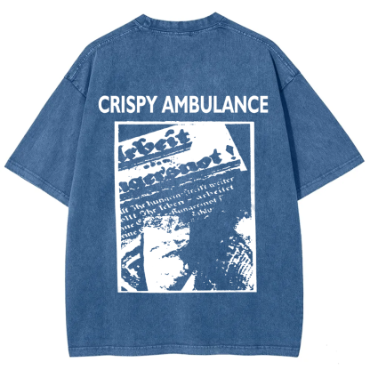 Unisex Vintage Crispy Ambulance Band t-Shirt