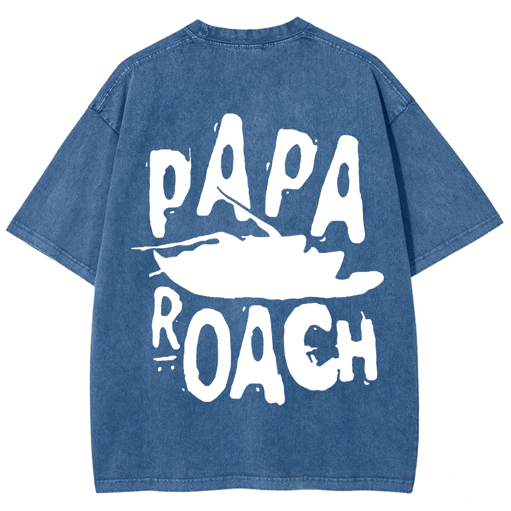 Unisex Vintage Papa Roach Rock Band t-Shirt