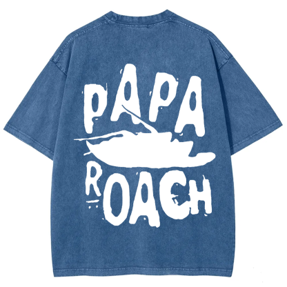 Unisex Vintage Papa Roach Rock Band t-Shirt
