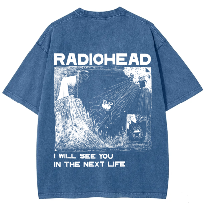 Unisex Vintage  Radiohead Band t-Shirt