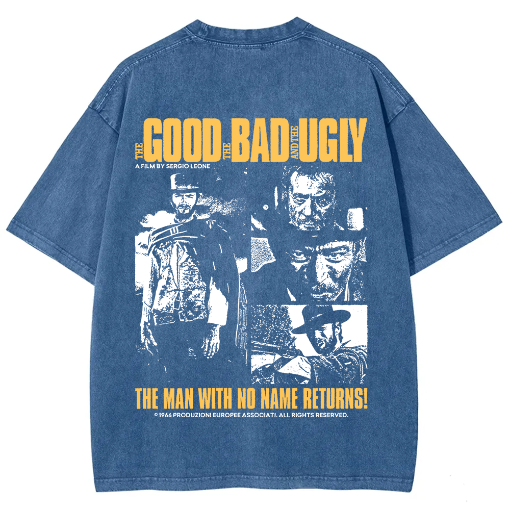 Unisex Vintage  The good, the bad and the ugly movie t-Shirt