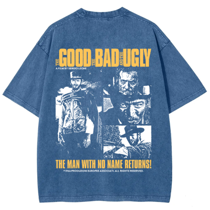 Unisex Vintage  The good, the bad and the ugly movie t-Shirt