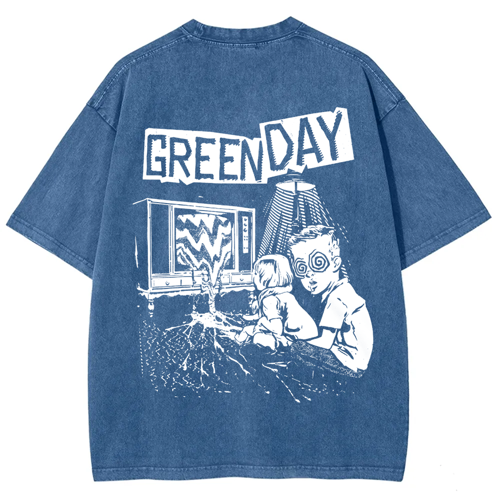 Unisex Vintage Green Day Band t-Shirt