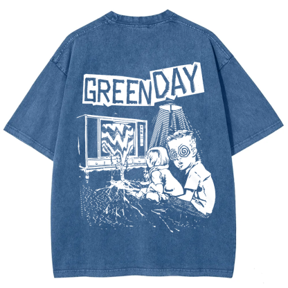 Unisex Vintage Green Day Band t-Shirt