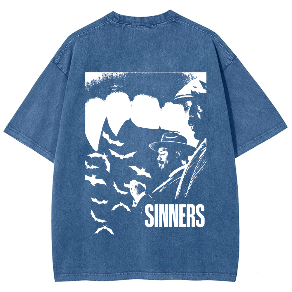 Unisex Vintage Sinners 2025 Horror Movie t-Shirt