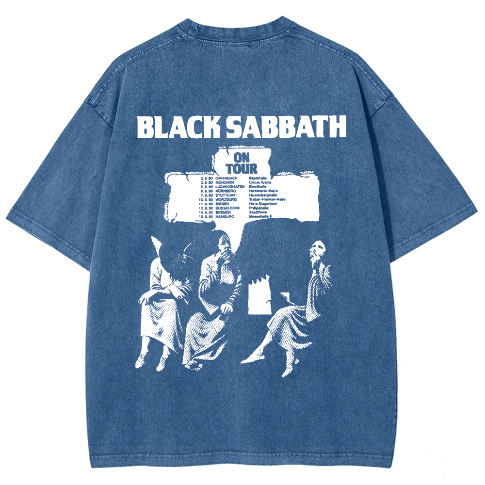 Unisex Vintage  Black Sabbath Band t-Shirt