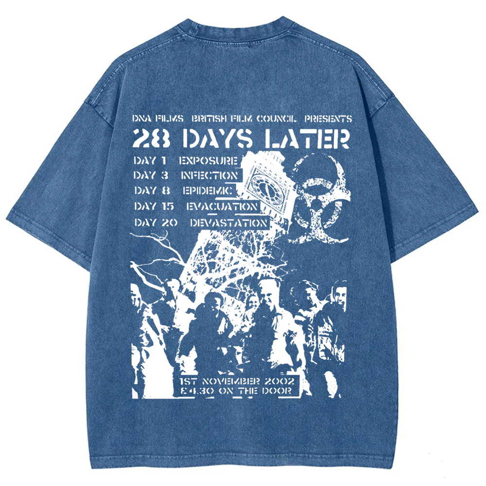 Unisex Vintage 28 Days Later Horror Movie  t-Shirt