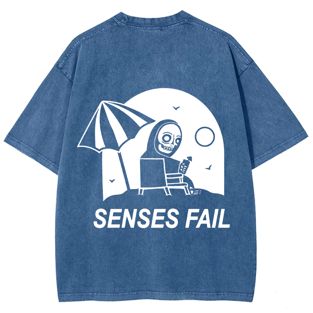 Unisex Vintage Senses Fail Band  t-Shirt