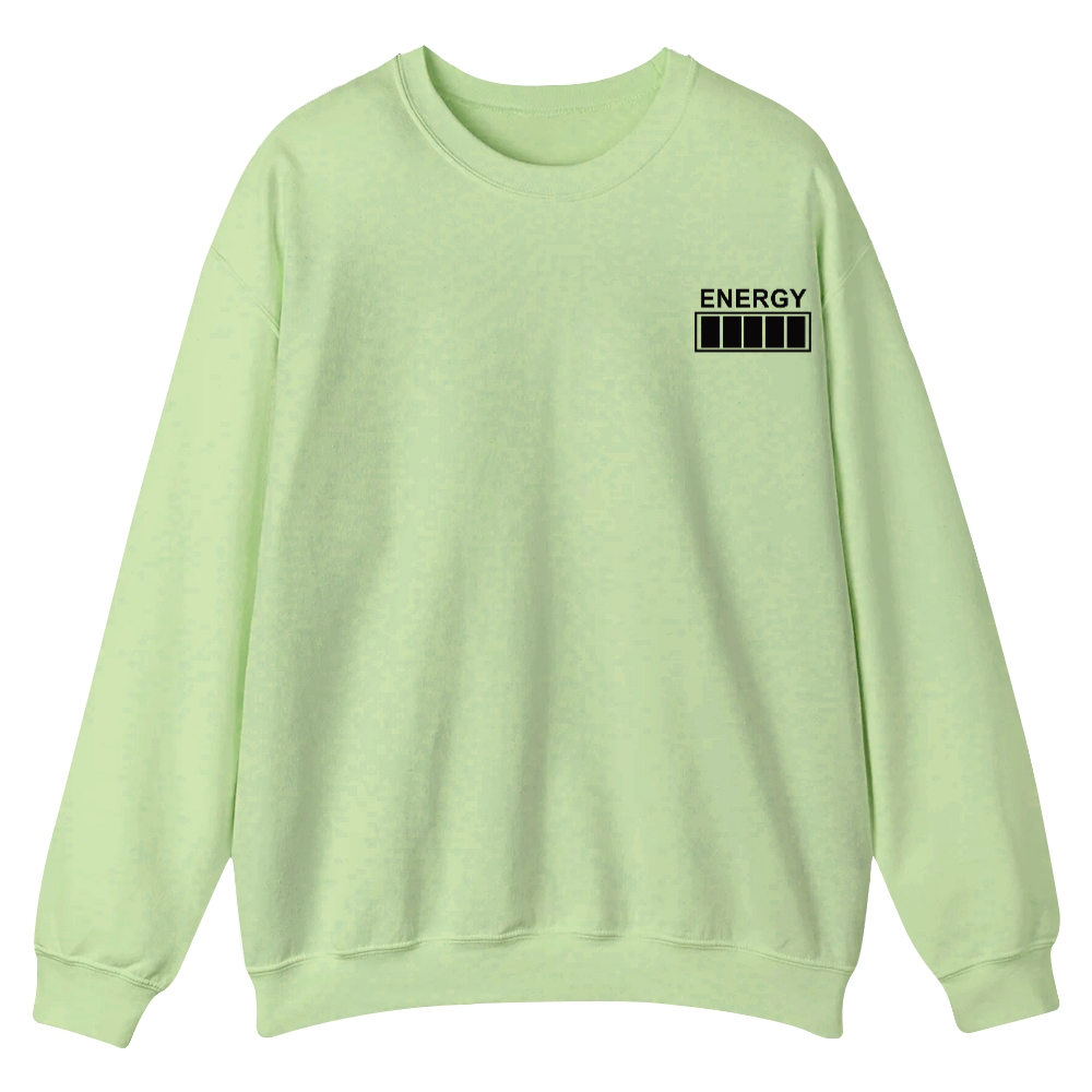 QR Code Customized Unisex Crew Sweatshirt